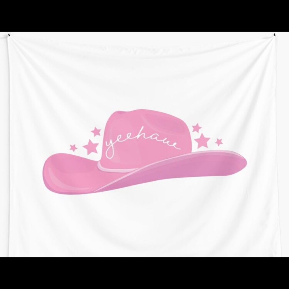 cowboy hat tapestry from red bubble!